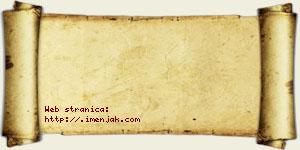 Olga Balzamović vizit kartica